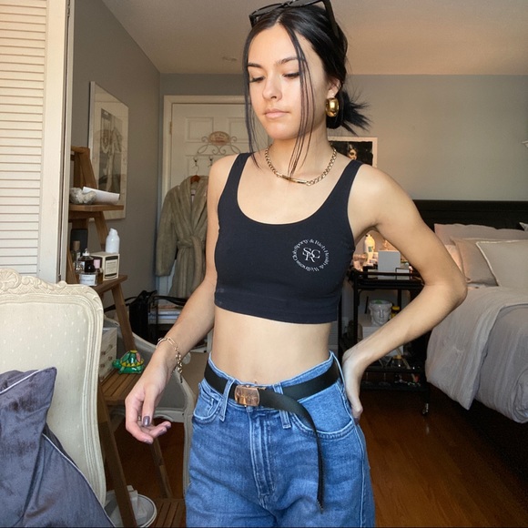 sporty and rich Tops - Sporty & Rich black top